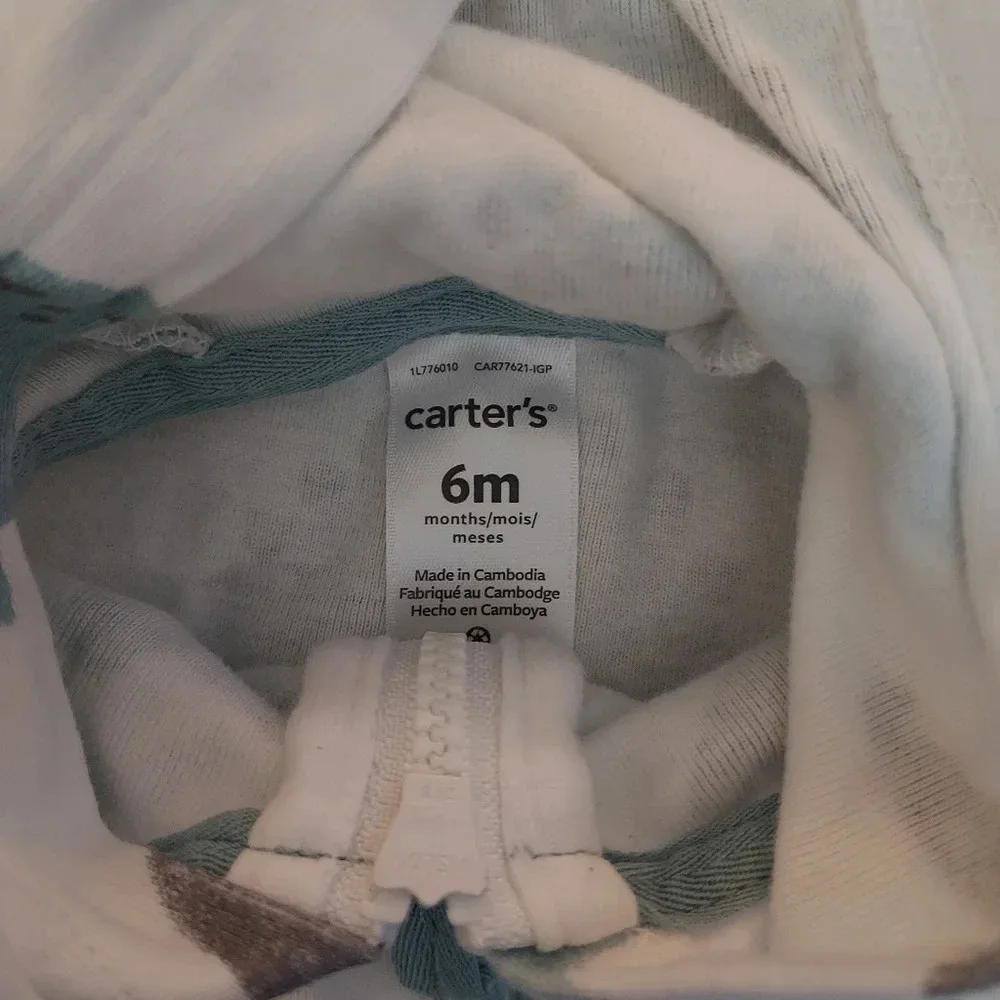 Carter's Baby Boy Dinosaur 3-Piece Little Jacket Set in Size 6M